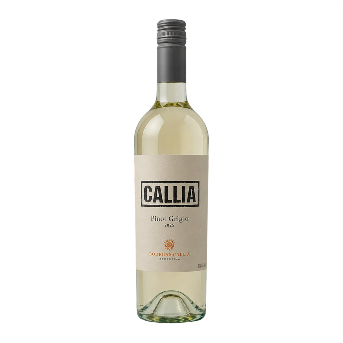 Garrafa de Callia Pinot Grigio 750ml — vinho branco da Argentina