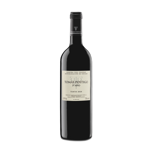 Garrafa de Tomás Postigo 5º Ano Tinto 2020 750ml — vinho tinto da Espanha