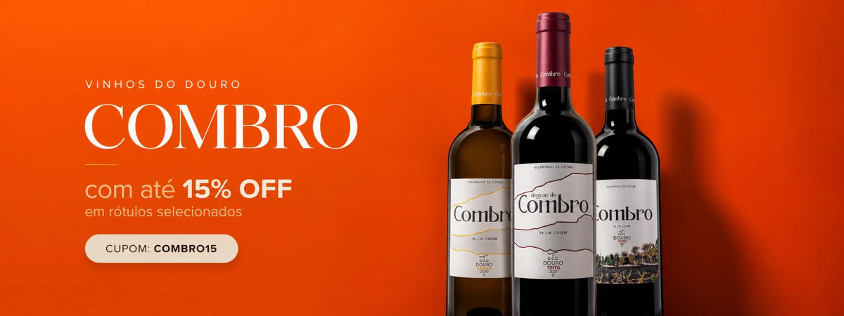 Vinhos do Douro Combro — 15% OFF com o cupom COMBRO15