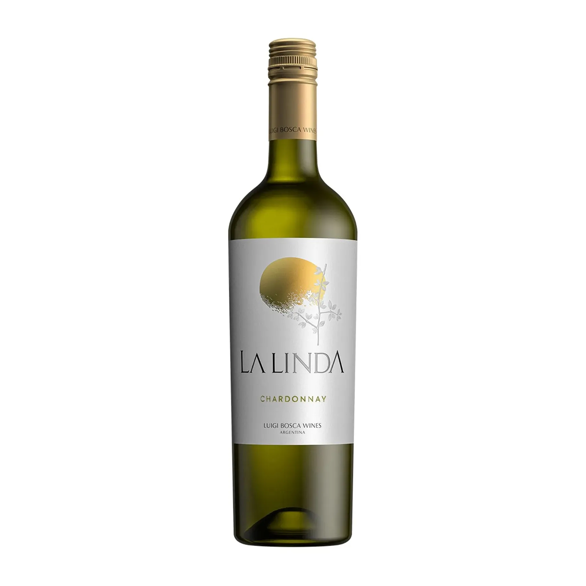 Garrafa de La Linda Chardonnay 750ml — vinho branco de Argentina