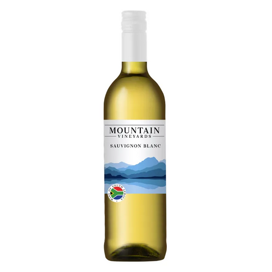 Garrafa de Mountain Vineyards Sauvignon Blanc 750ml — vinho branco de África do Sul