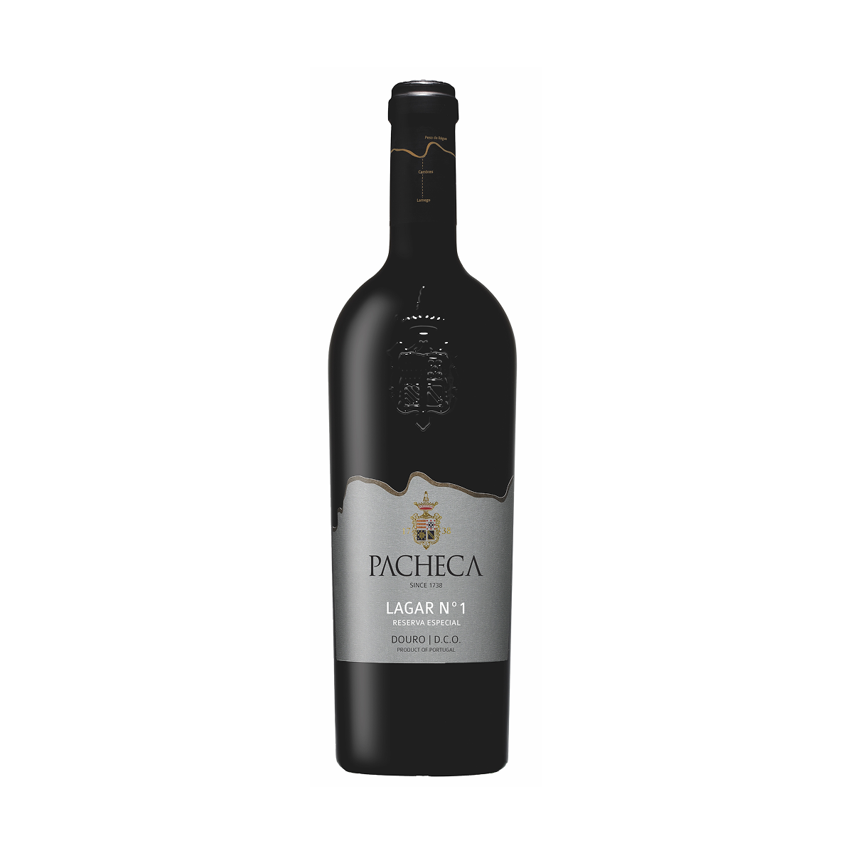 Garrafa de Quinta da Pacheca Lagar Nº1 Reserva Especial Tinto 750ml — vinho de Portugal