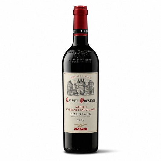 Garrafa de Calvet Prestige Bordeaux 750ml — vinho tinto da França