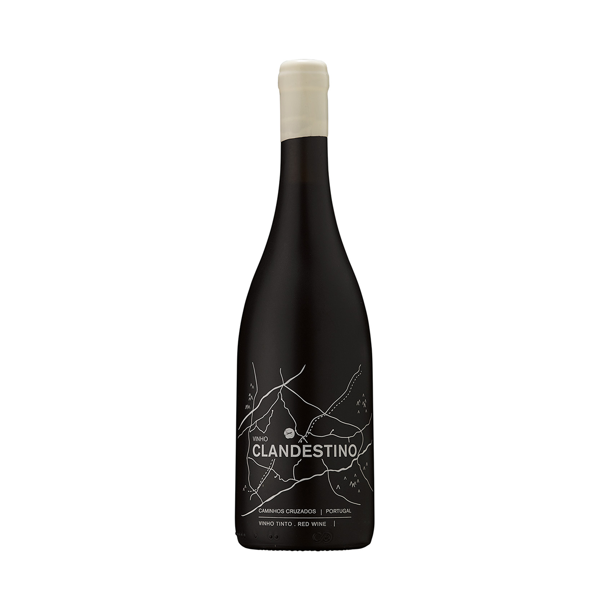 Garrafa de Clandestino Tinto 750ml — vinho tinto de Portugal