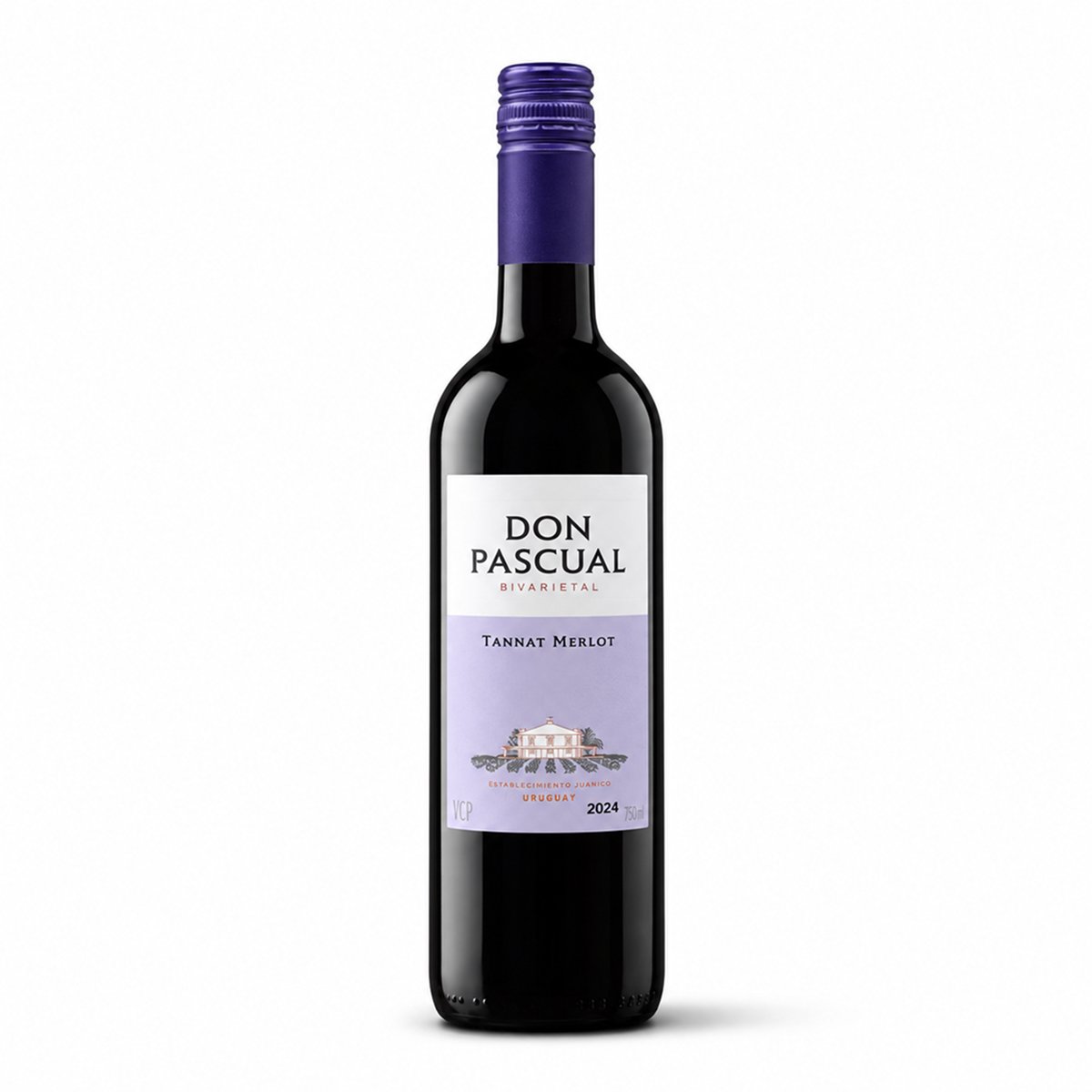 Garrafa de Don Pascual Bi Tannat Merlot 750ml — vinho tinto do Uruguai