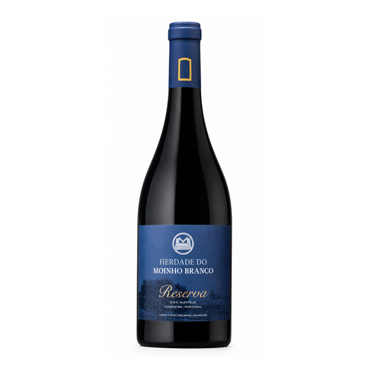 Garrafa de Herdade do Moinho Branco Reserva Tinto 750ml — vinho tinto de Portugal