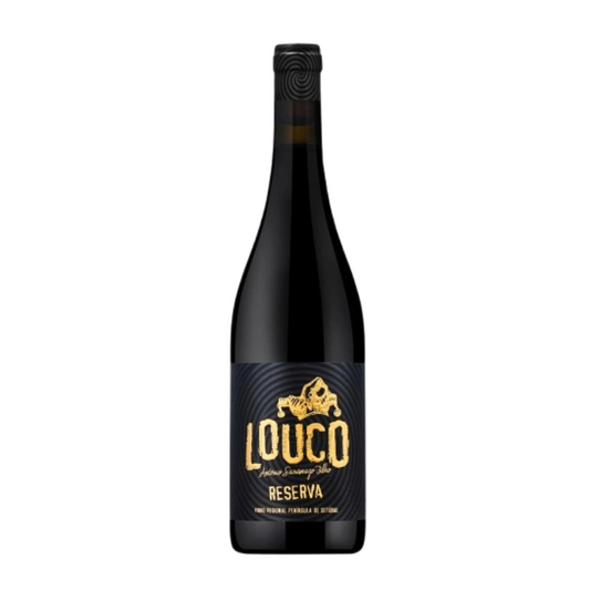 Garrafa de Louco Reserva Tinto 750ml — vinho tinto de Portugal