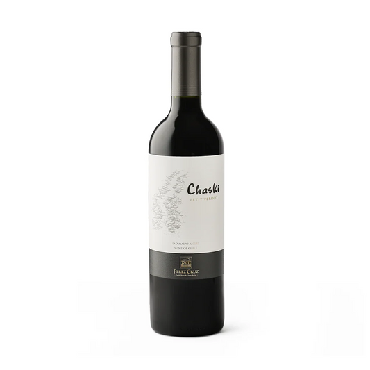 Garrafa de Pérez Cruz Chasky Petit Verdot 750ml — vinho tinto de Chile