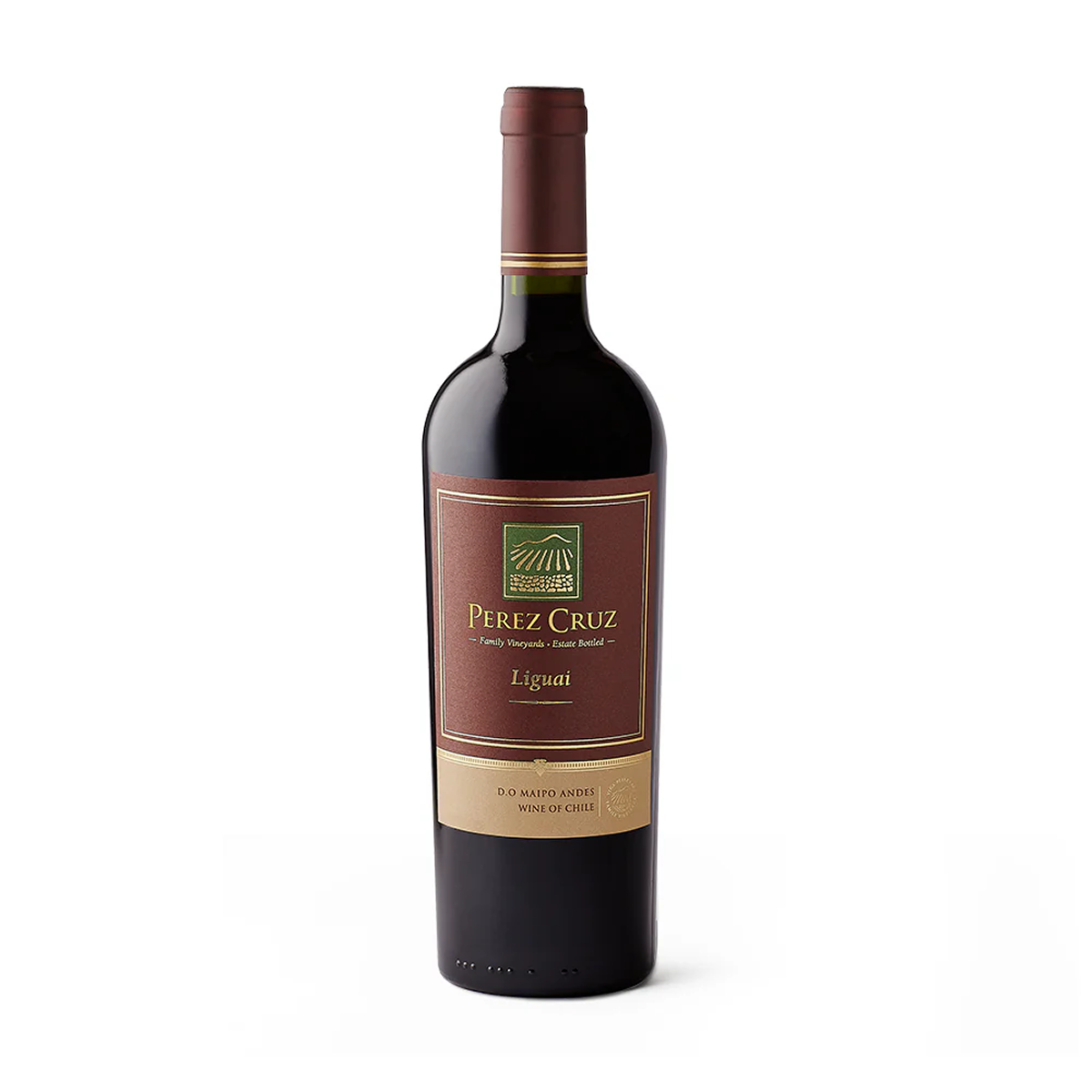 Garrafa de Pérez Cruz Liguai 750ml — vinho tinto de Chile