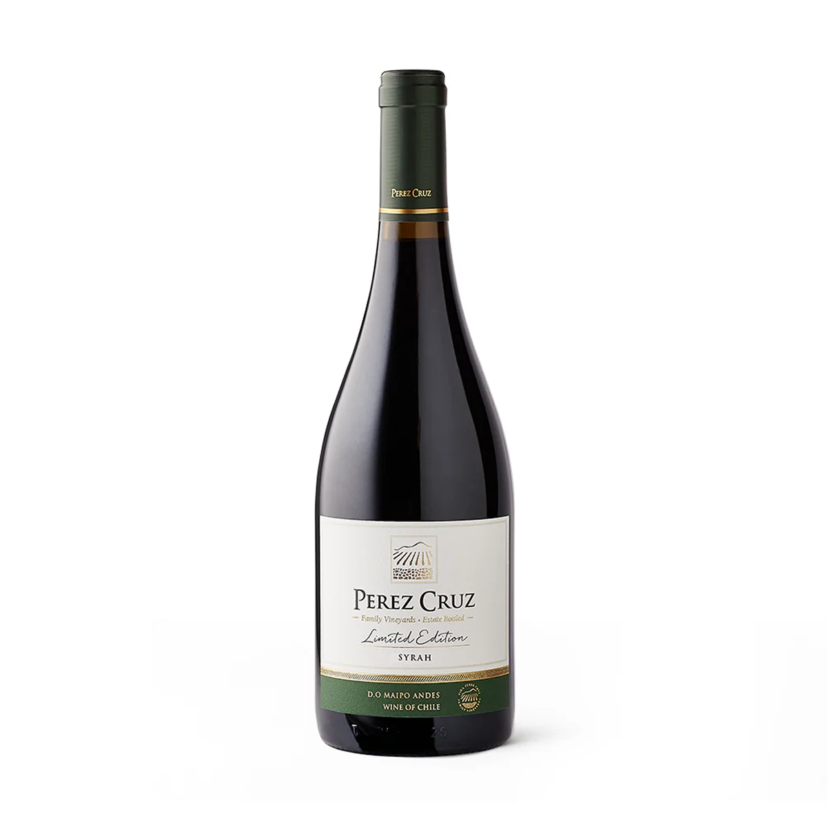 Garrafa de Pérez Cruz Limited Edition Syrah 750ml — vinho tinto de Chile