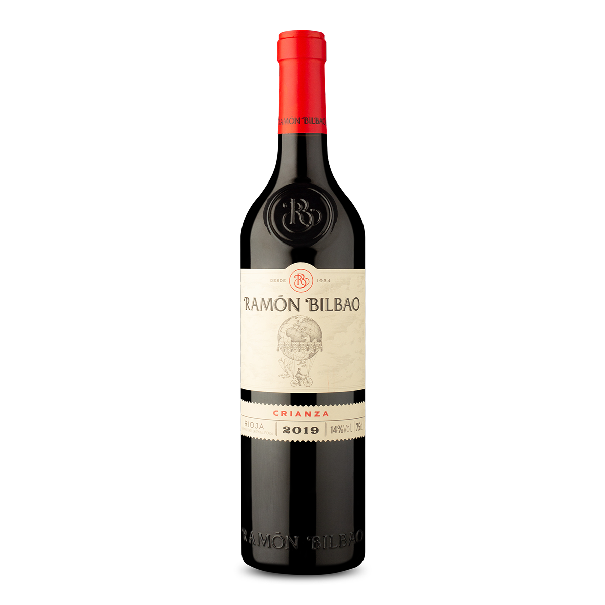 Garrafa de Ramón Bilbao Crianza 750ml — vinho tinto de Espanha