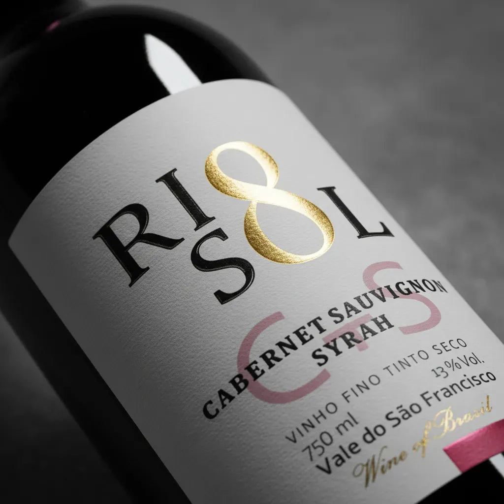 Garrafa de Rio Sol Cabernet Sauvignon Syrah 750ml — vinho tinto de Brasil