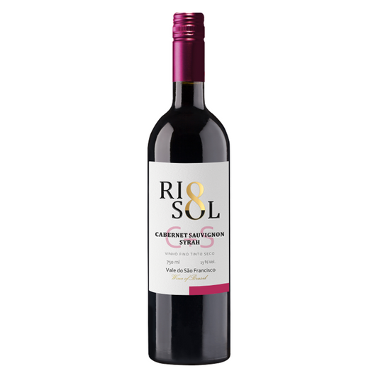 Garrafa de Rio Sol Cabernet Sauvignon Syrah 750ml — vinho tinto de Brasil