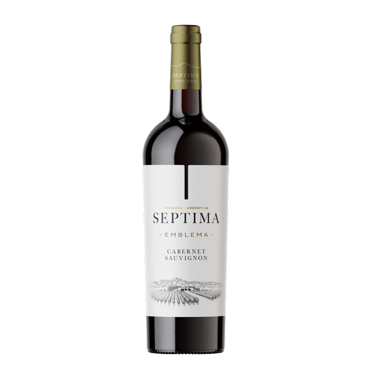 Garrafa de Séptima Emblema Cabernet Sauvignon 750ml — vinho tinto de Argentina