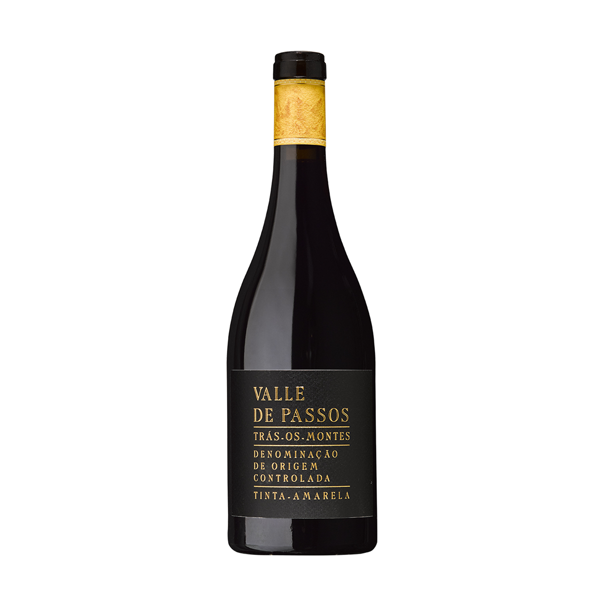 Garrafa de Valle de Passos Tinta Amarela 750ml — vinho tinto de Portugal