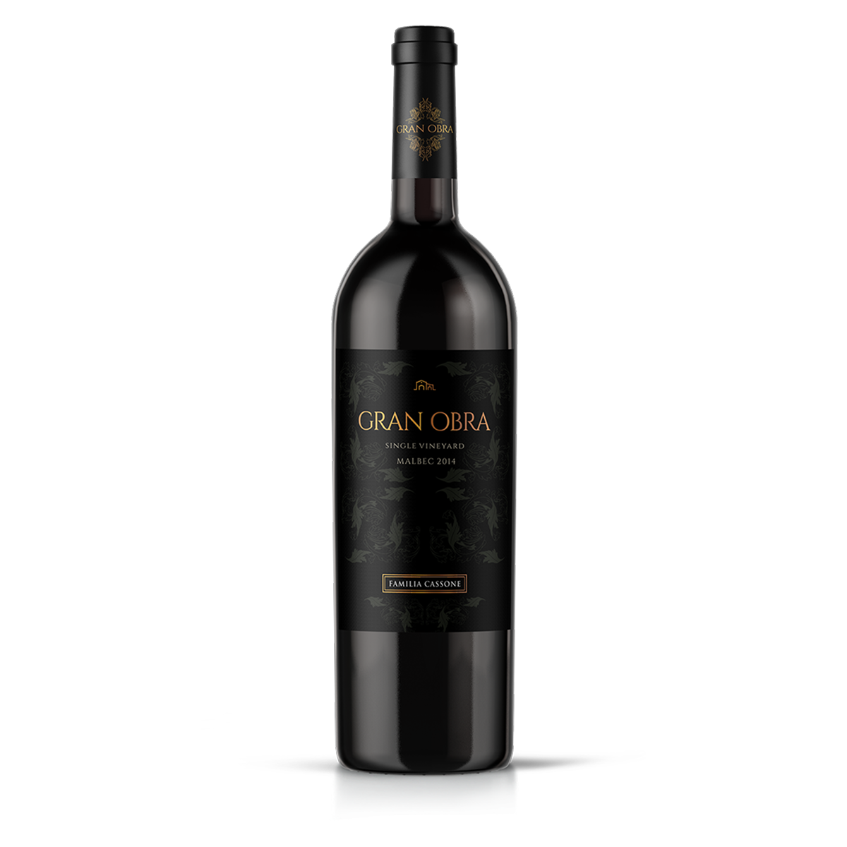 Garrafa de Cassone Gran Obra Malbec 750ml — vinho tinto de Argentina