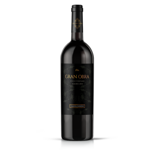 Garrafa de Cassone Gran Obra Malbec 750ml — vinho tinto de Argentina