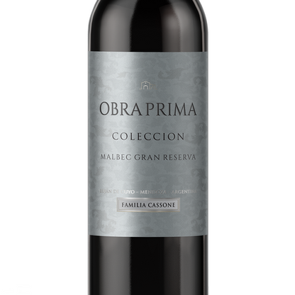 Garrafa de Cassone Obra Prima Colección Gran Reserva Malbec 750ml — vinho tinto de Argentina