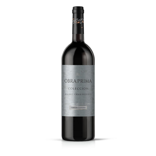 Garrafa de Cassone Obra Prima Colección Gran Reserva Malbec 750ml — vinho tinto de Argentina