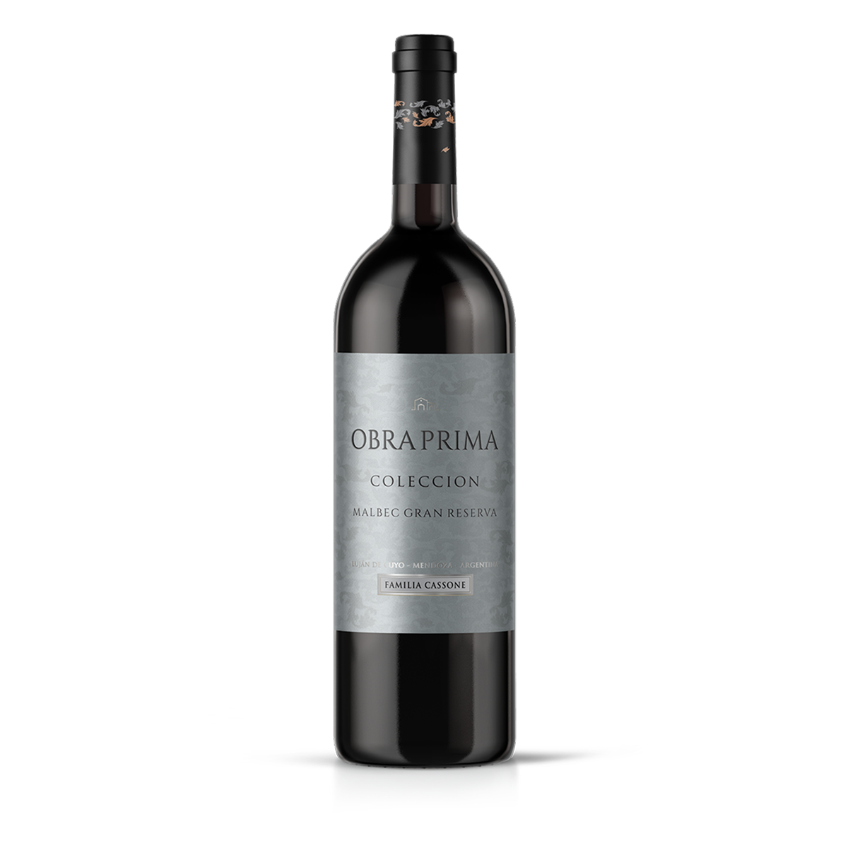 Garrafa de Cassone Obra Prima Colección Gran Reserva Malbec 750ml — vinho tinto de Argentina