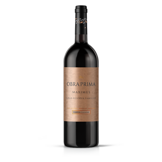 Garrafa de Cassone Obra Prima Gran Reserva Maximus Blend 750ml — vinho tinto de Argentina