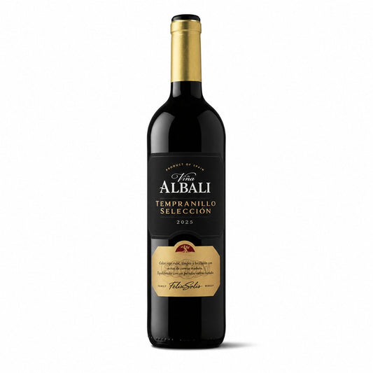 Garrafa de Viña Albali Joven Tinto 750ml — vinho tinto da Espanha